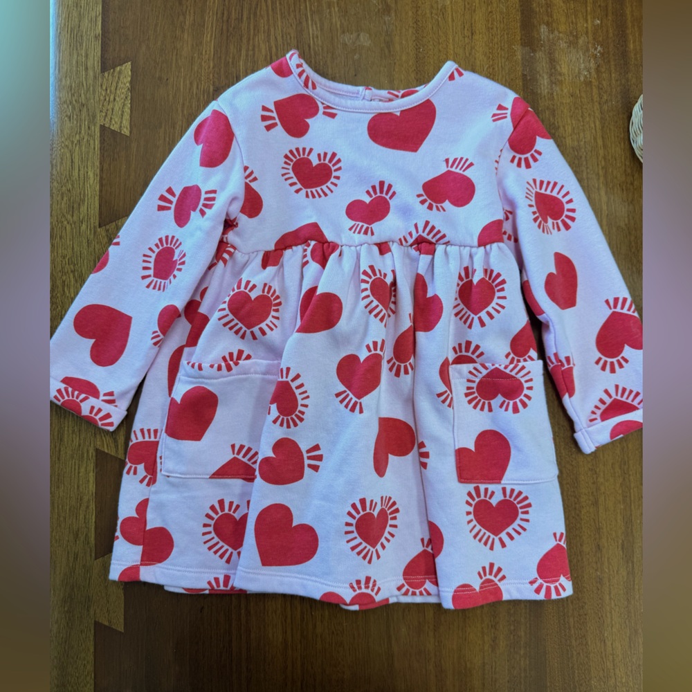 Old Navy Hearts Valentine’s Day Dress NWOT